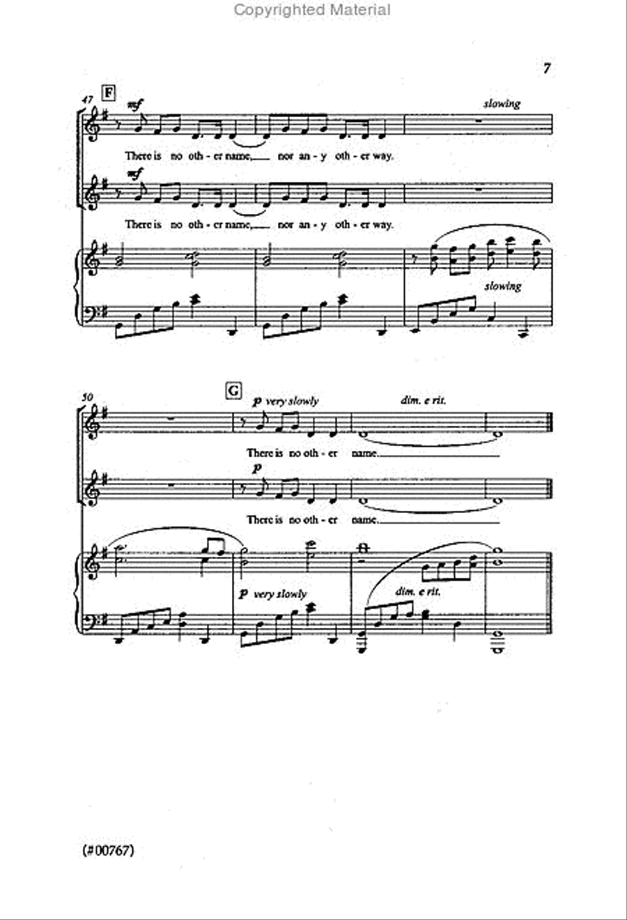 There Is No Other Name - SA SA scores gallery preview page 3