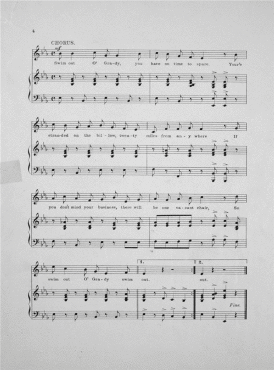 Thomas Q. Seabrooke's Great Song, 
