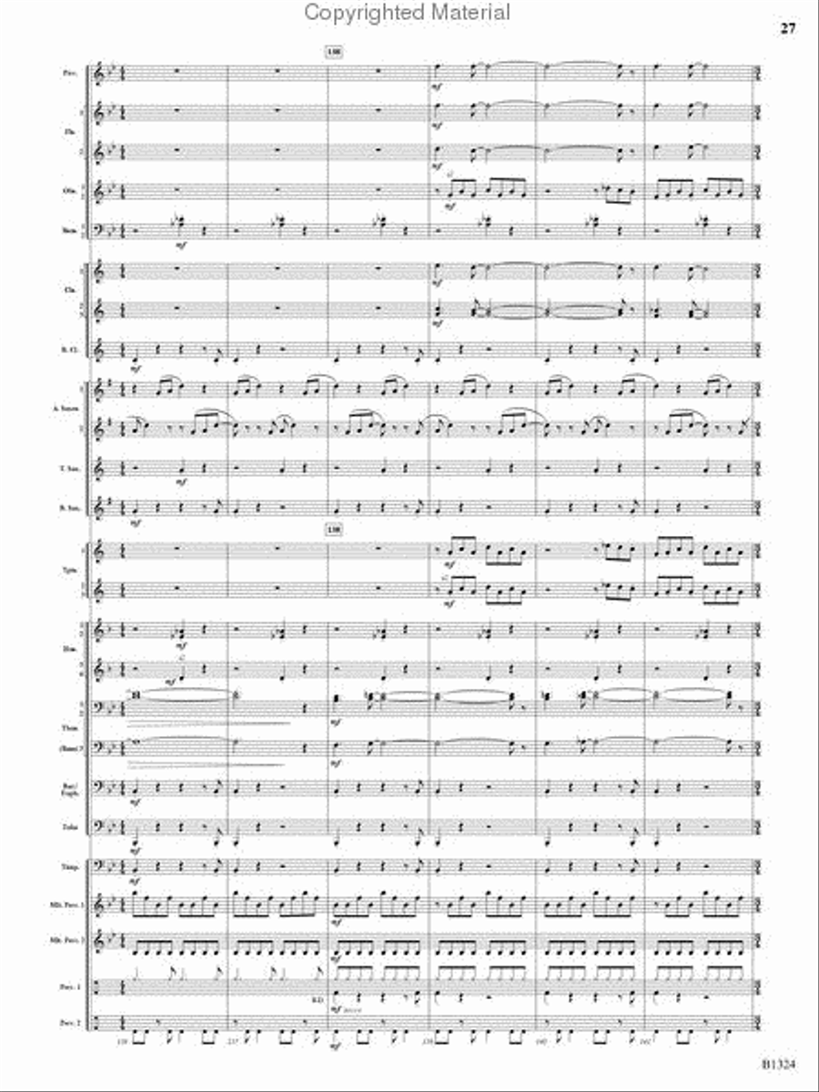 Fusion Concert Band scores gallery preview page 26