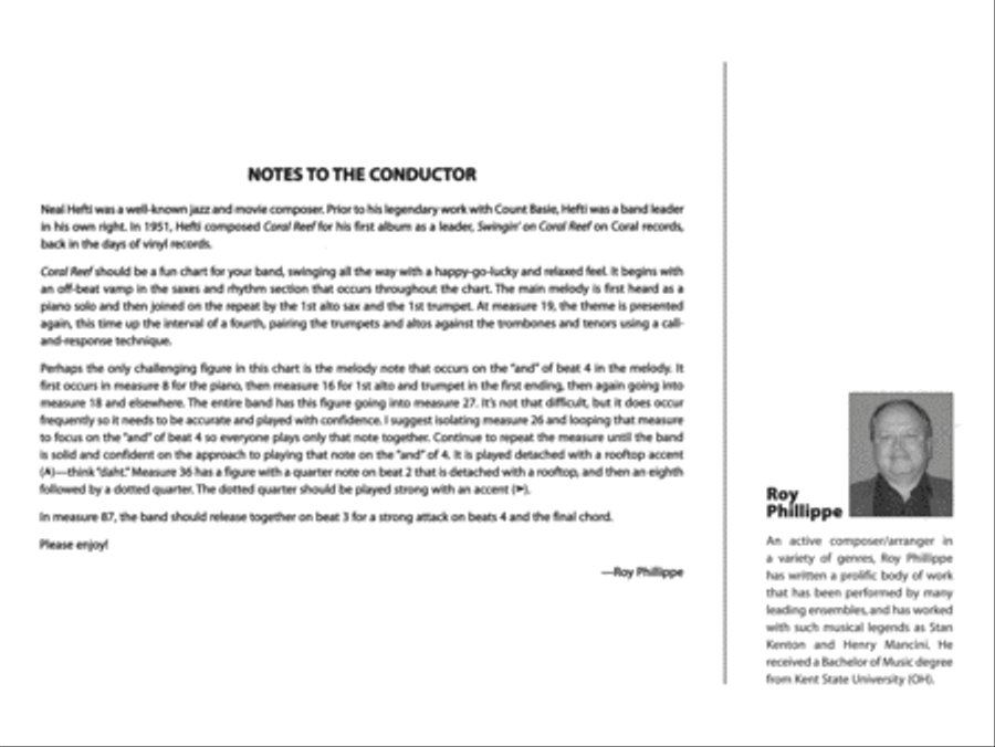 Coral Reef Jazz Ensemble scores gallery preview page 3