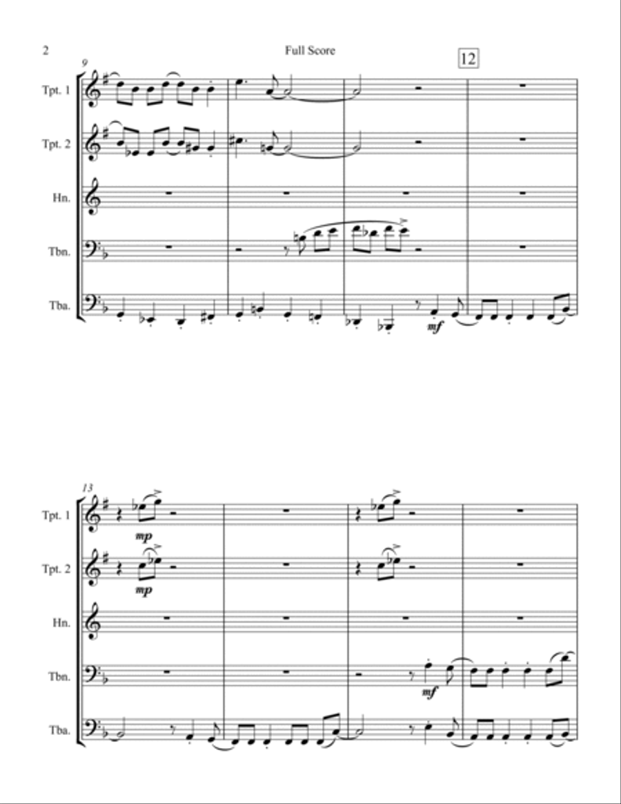 If I Were A Bell School and Community scores gallery preview page 2