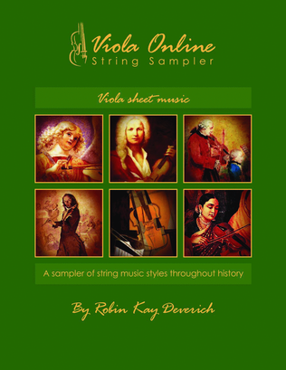 Book cover for Viola and Piano String Sampler Sheet Music