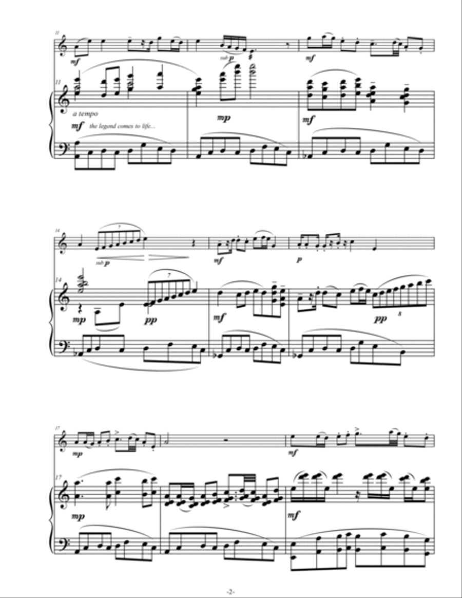 Sonata for Flute (or Violin) And Piano - Opus 6 Small Ensemble scores gallery preview page 4