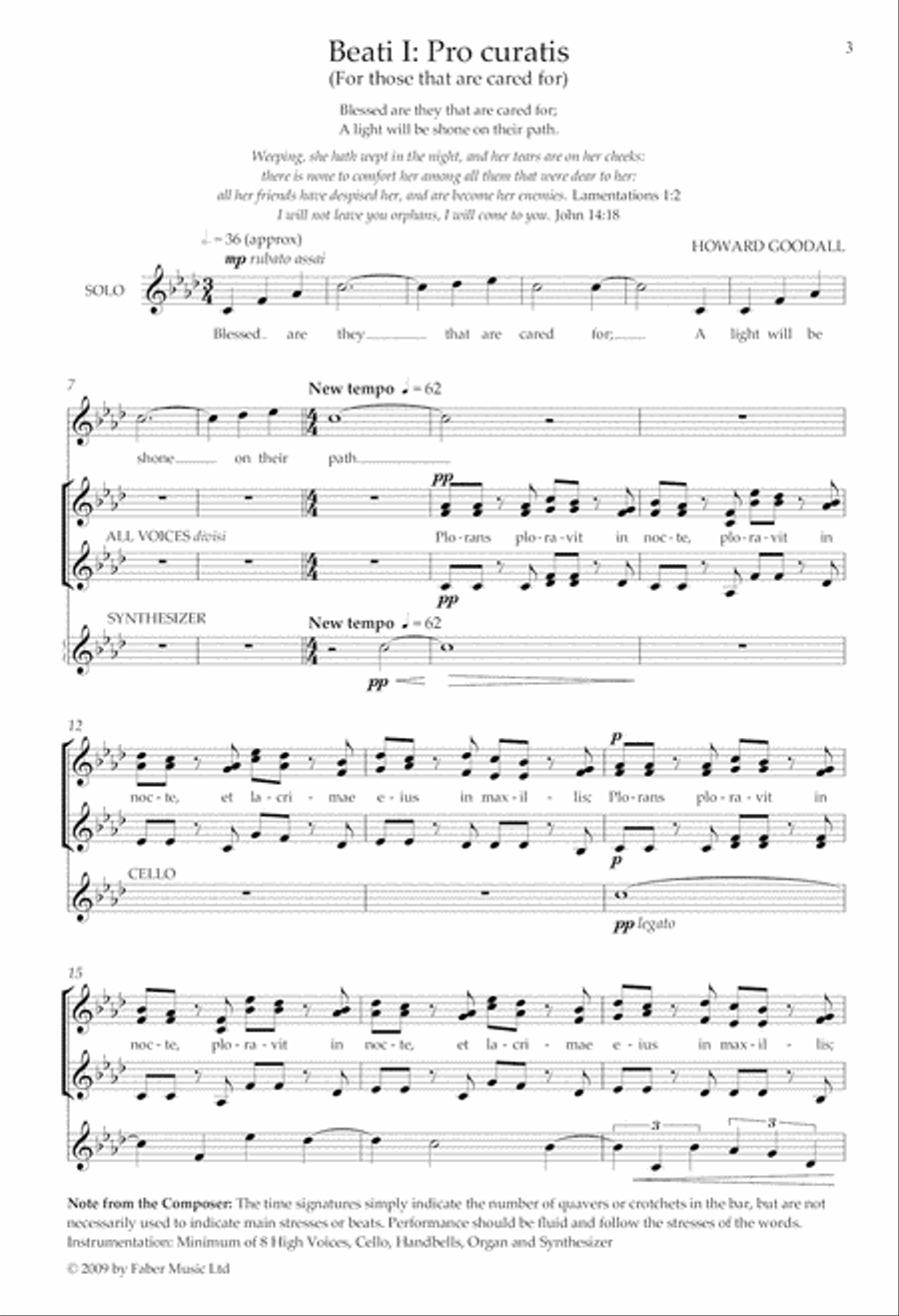 Beati I: Pro curatis (For those that are cared for) SSAA scores gallery preview page 2