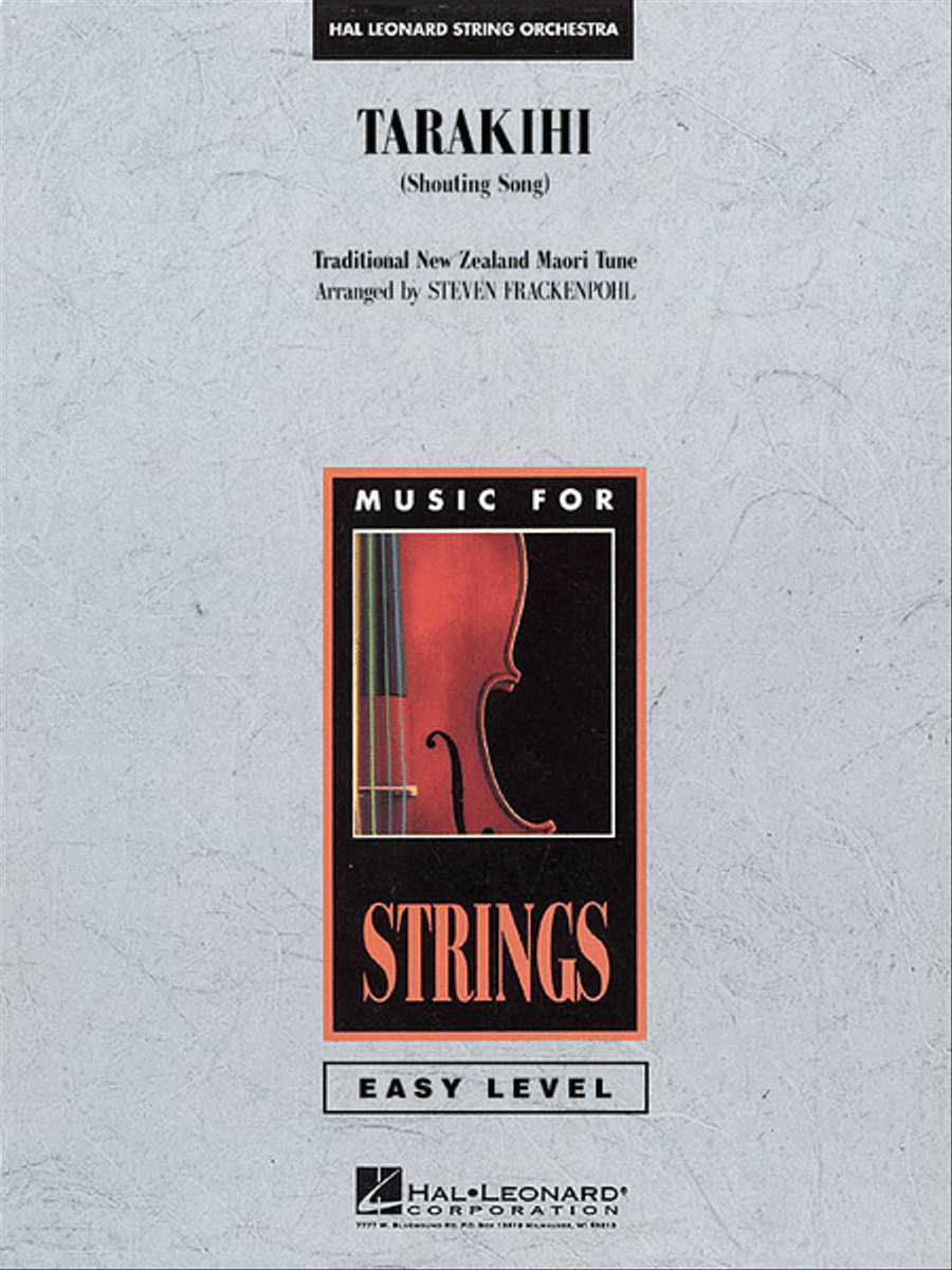 Tarakihi (Shouting Song) Orchestra scores gallery preview page 1