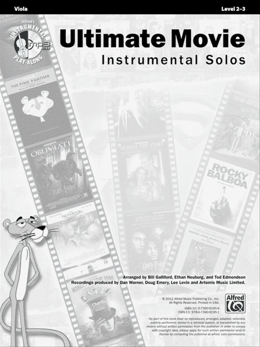 Ultimate Movie Instrumental Solos for Strings image number null