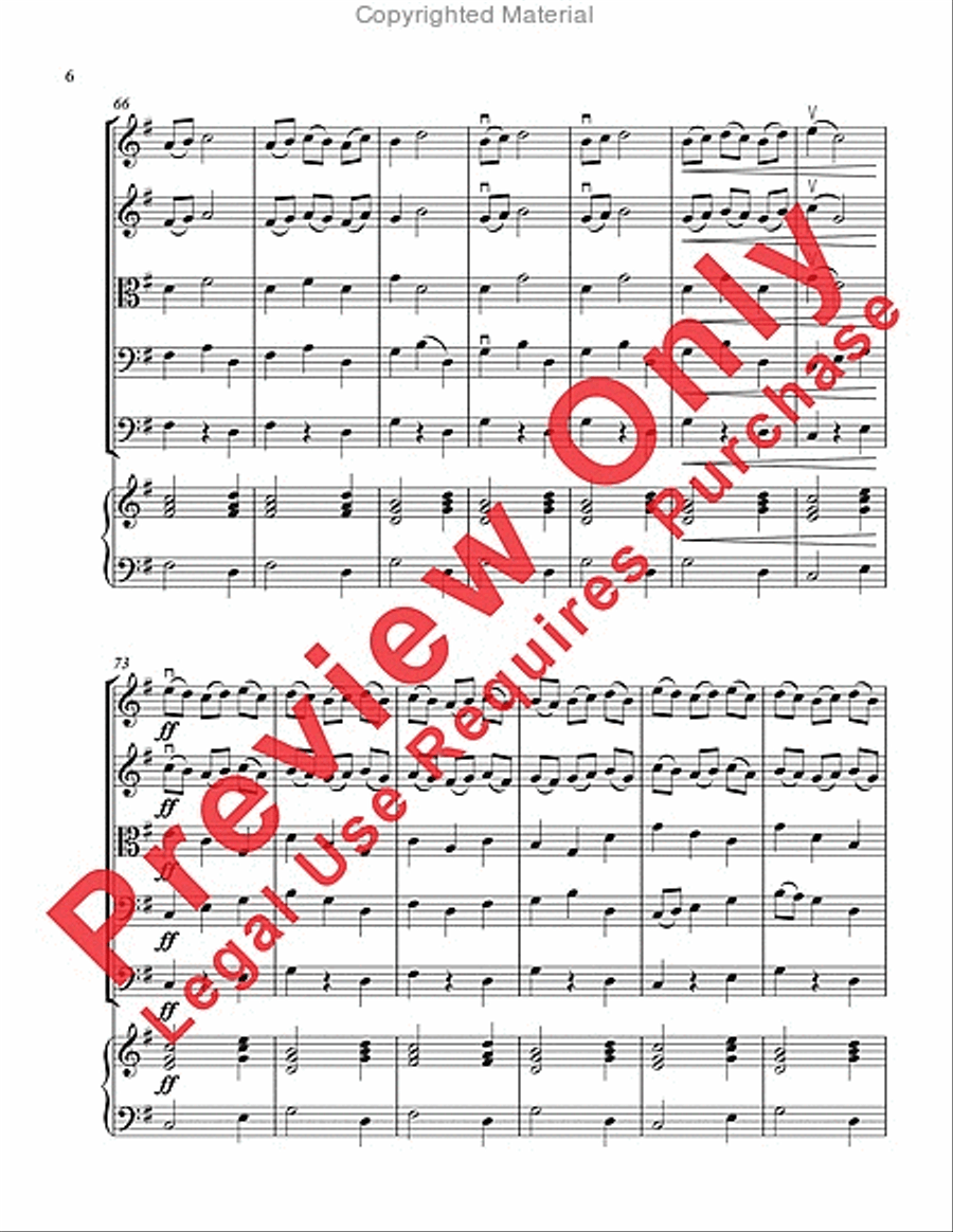 Venetian Gondolier String Orchestra scores gallery preview page 9