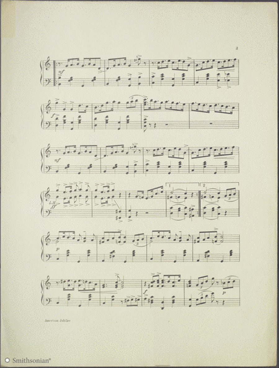 American Jubilee (Patriotic Rag) Piano Solo scores gallery preview page 3