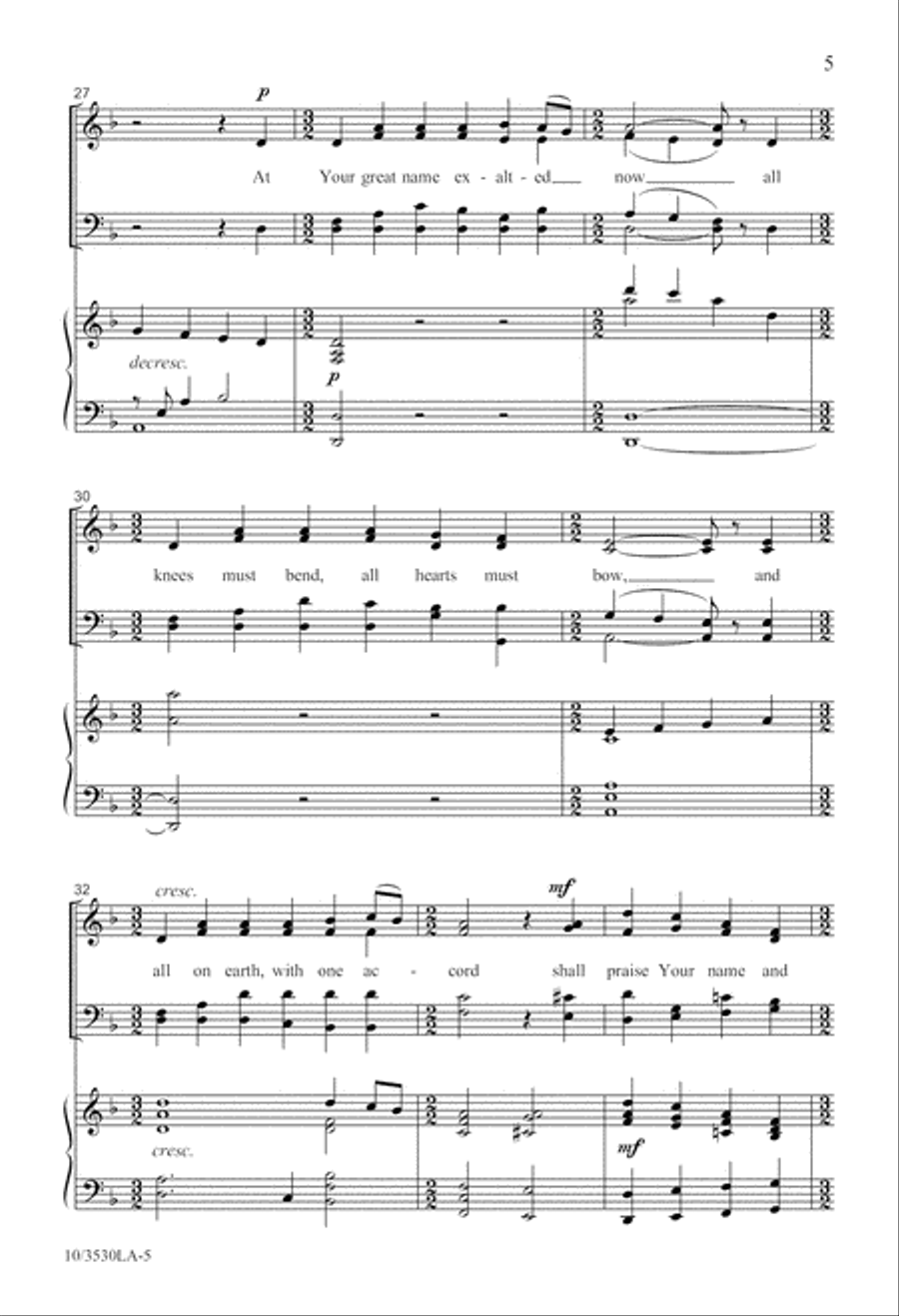 Creator of the Stars of Night 4-Part scores gallery preview page 5