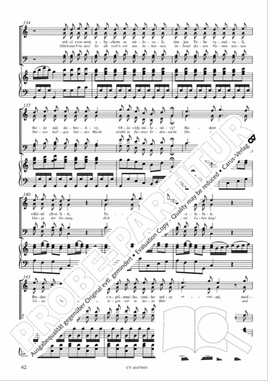 Missa pastoralis bohemica 4-Part scores gallery preview page 63