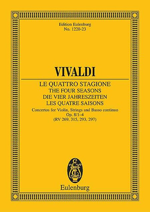 Book cover for Violin Concerto Op. 8, No. 1 "Spring"