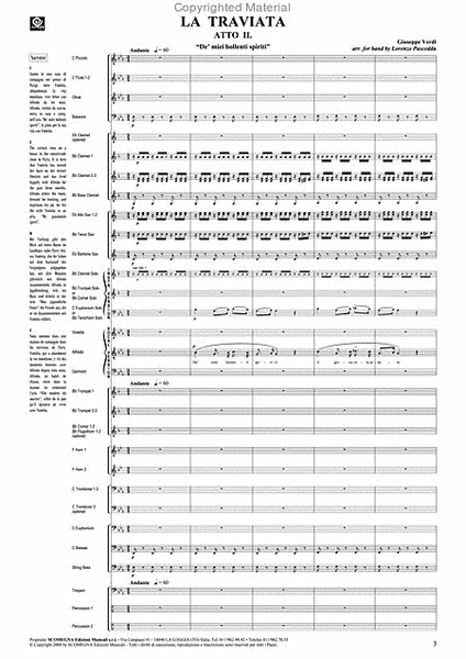 La Traviata - Act 2 (Study Score)