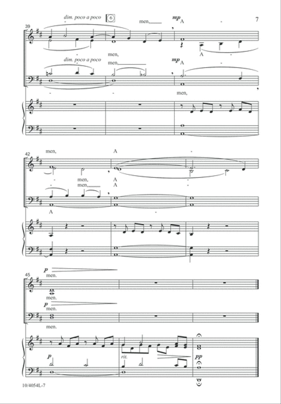 O Holy Jesus O Holy Jesus 4-Part scores gallery preview page 8