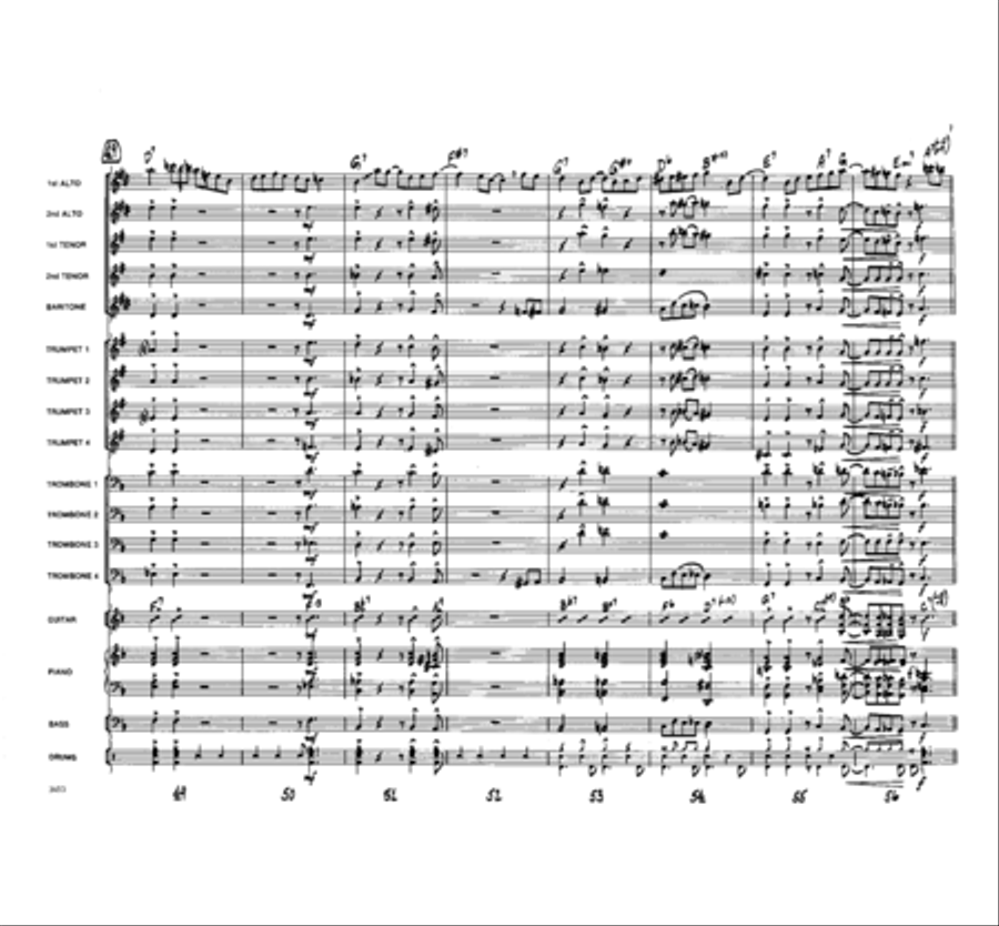 Chops, Don't Fail Me Now Chops, Don't Fail Me Now Jazz Ensemble scores gallery preview page 8