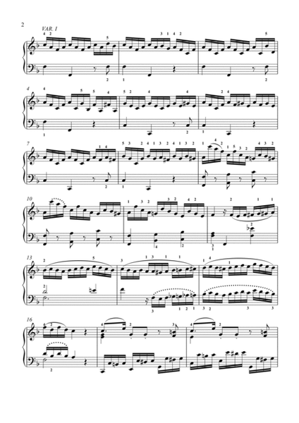 Mozart-5 Variations on Salve tu Domine, K.398 image number null