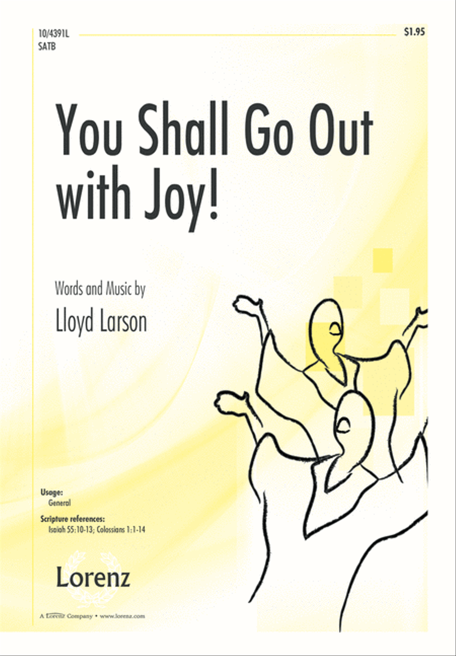 You Shall Go Out with Joy! 4-Part scores gallery preview page 1