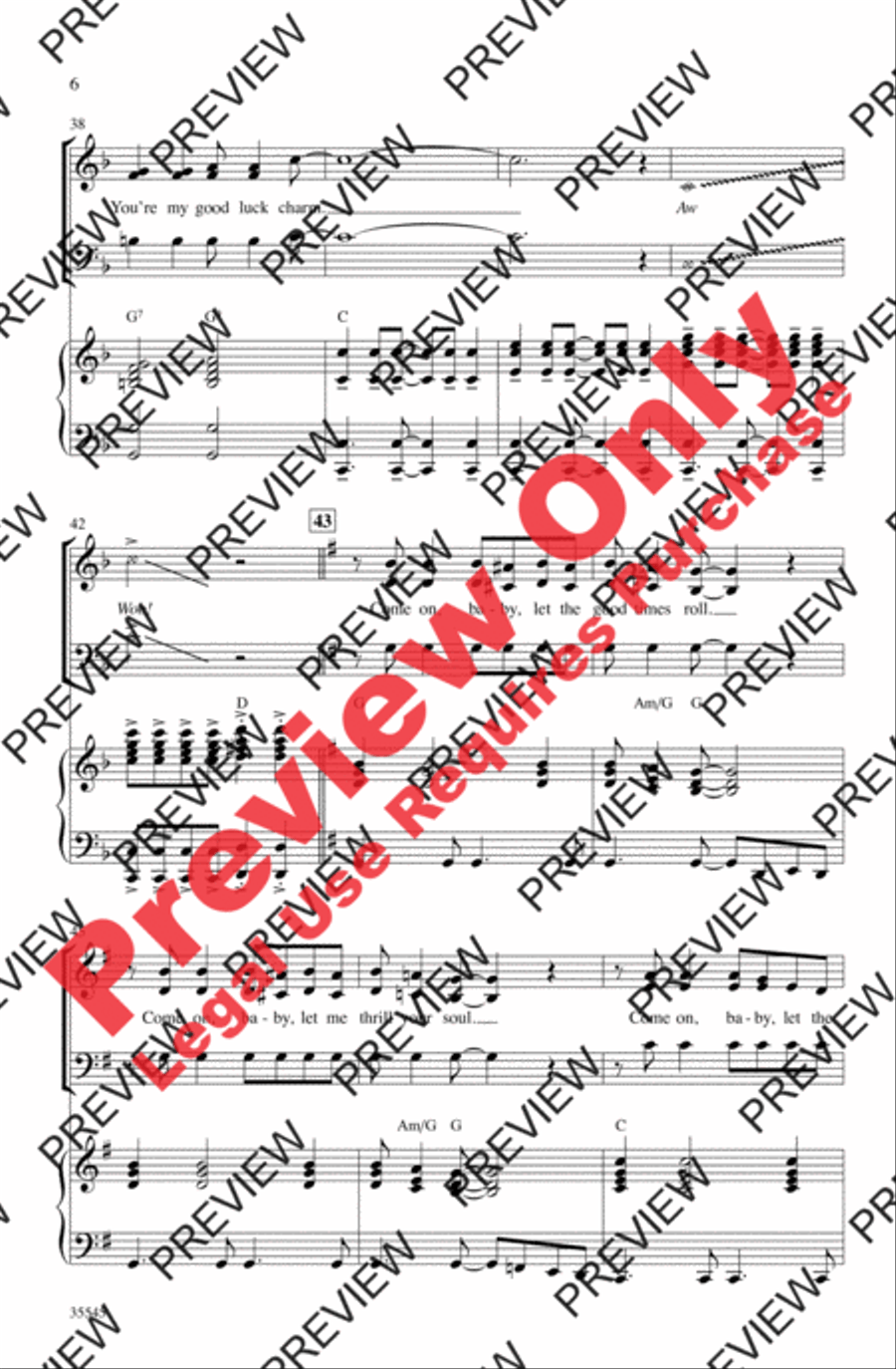 We Love the '50s We Love the '50s 3-Part scores gallery preview page 6