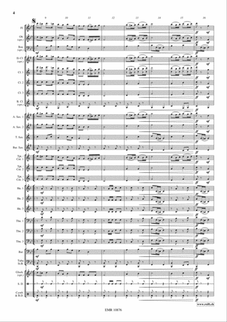 LLB-Marsch Concert Band scores gallery preview page 5