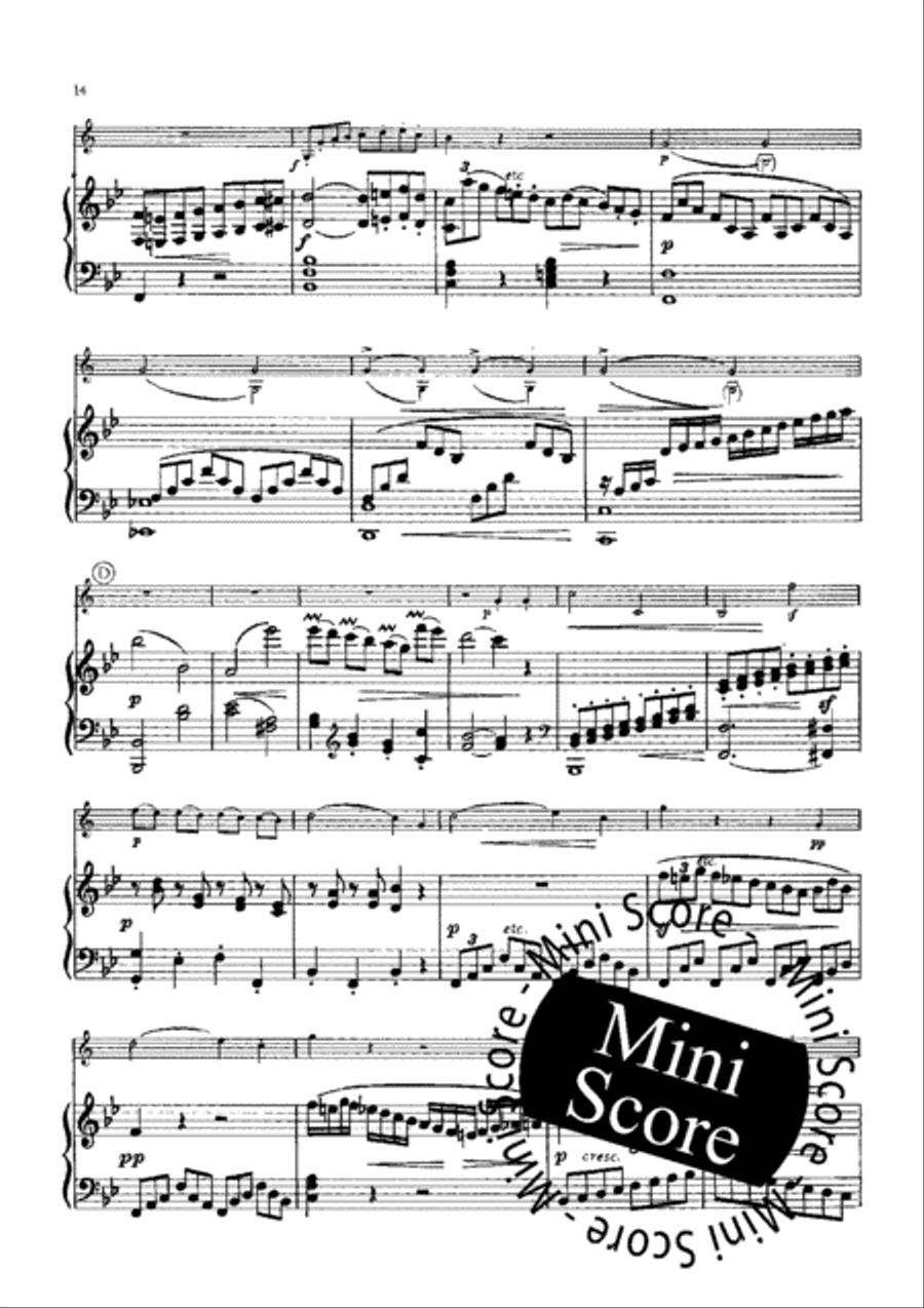 Sonata Opus 17 Baritone Horn scores gallery preview page 16