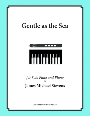 Book cover for Gentle as the Sea - Flute & Piano