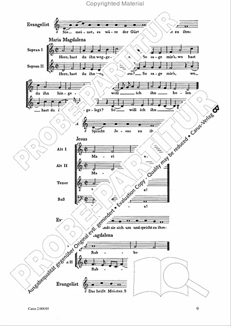 Auferstehungs-Historie SSAATB scores gallery preview page 10
