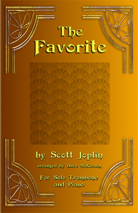 Book cover for The Favorite for solo Trombone and Piano