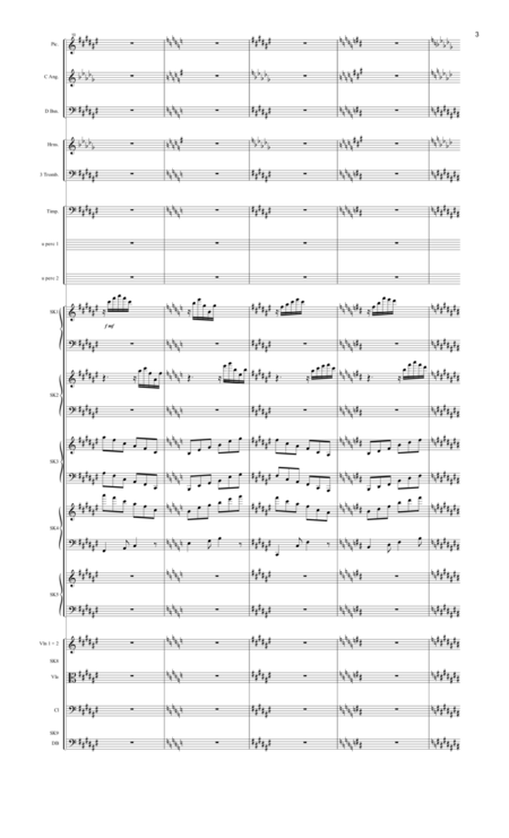Symphony No 14 "Andromeda" Opus 21 - 2nd Movement (2 of 4) - Score Only