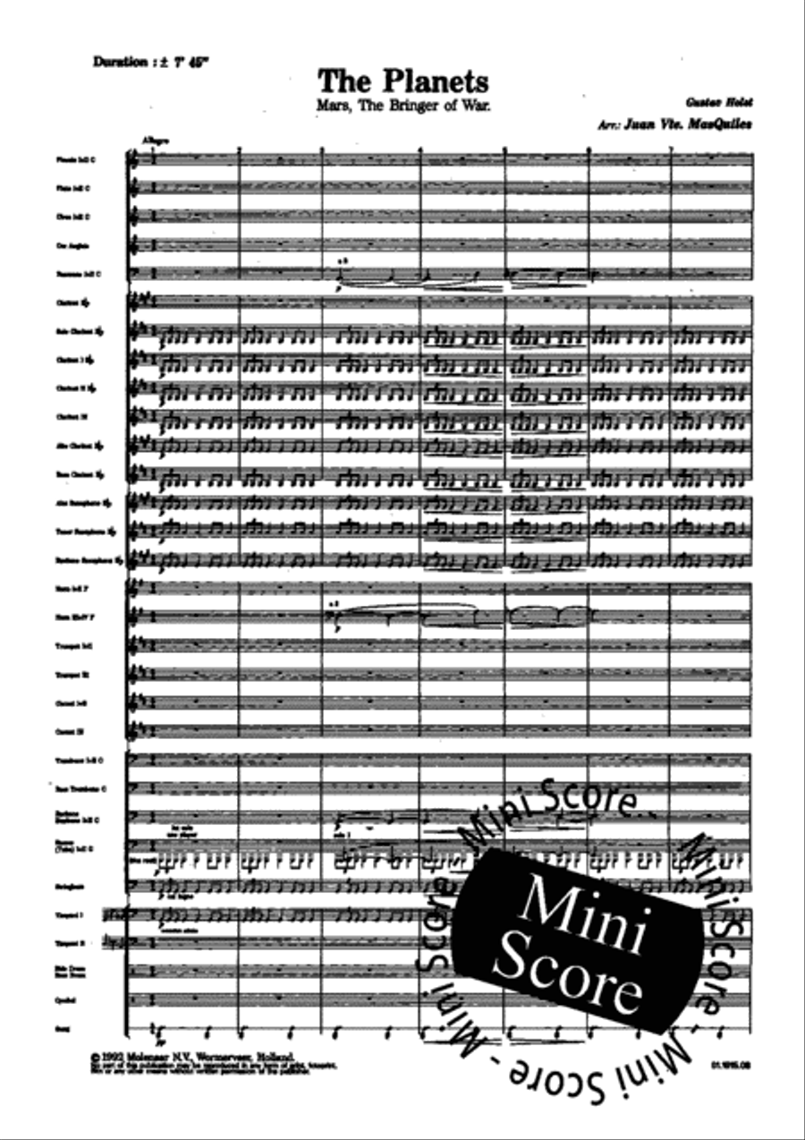 Mars, The Bringer Of War Mars, The Bringer Of War Concert Band scores gallery preview page 5