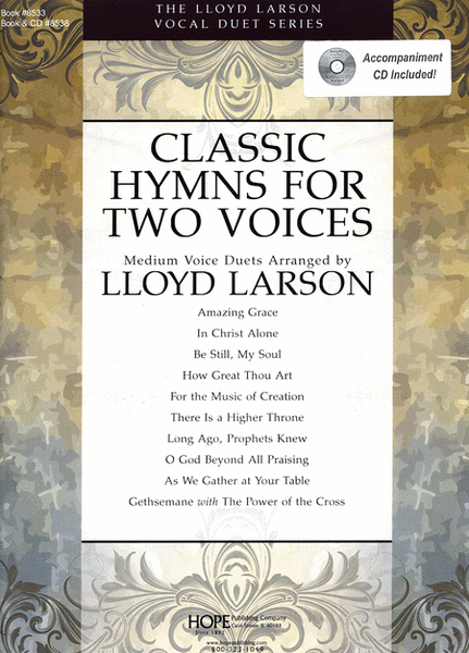 Classic Hymns for Two Voices, Vol. 1-Book and Accomp. CD image number null