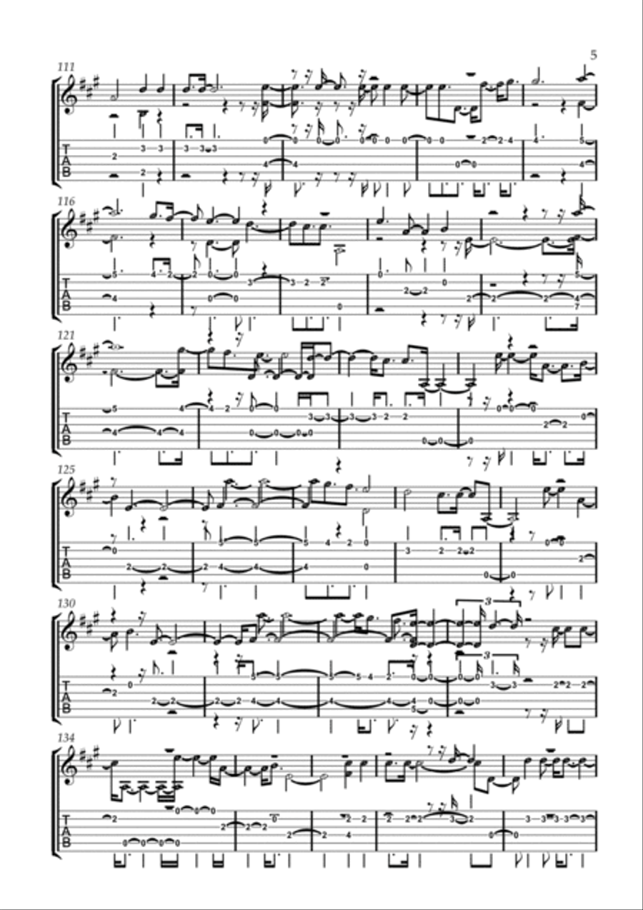 Praise Guitar Tablature scores gallery preview page 5