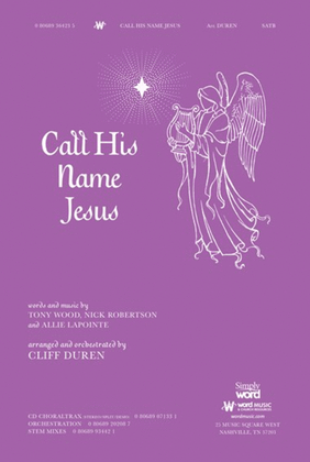 Book cover for Call His Name Jesus - Anthem