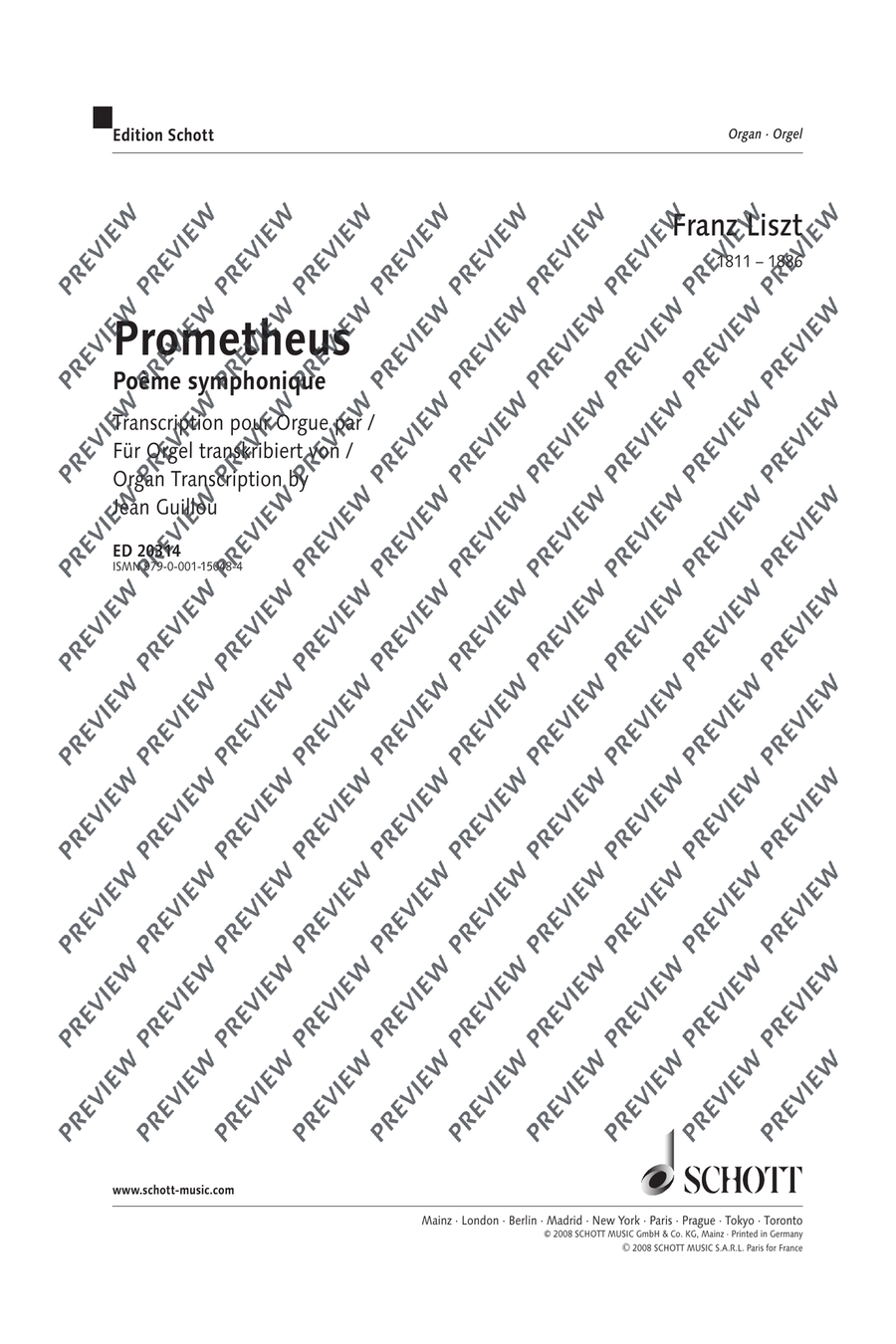 Prometheus Organ scores gallery preview page 2