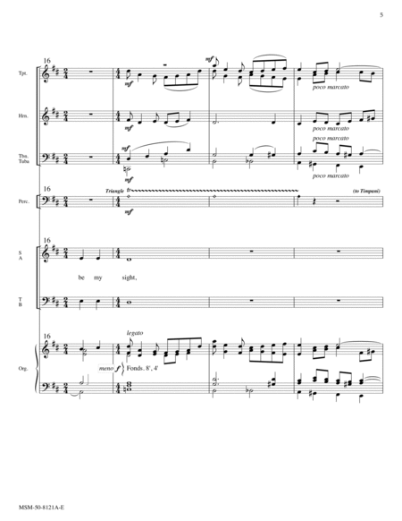 I Sing As I Arise Today (Downloadable Full Score and Parts)