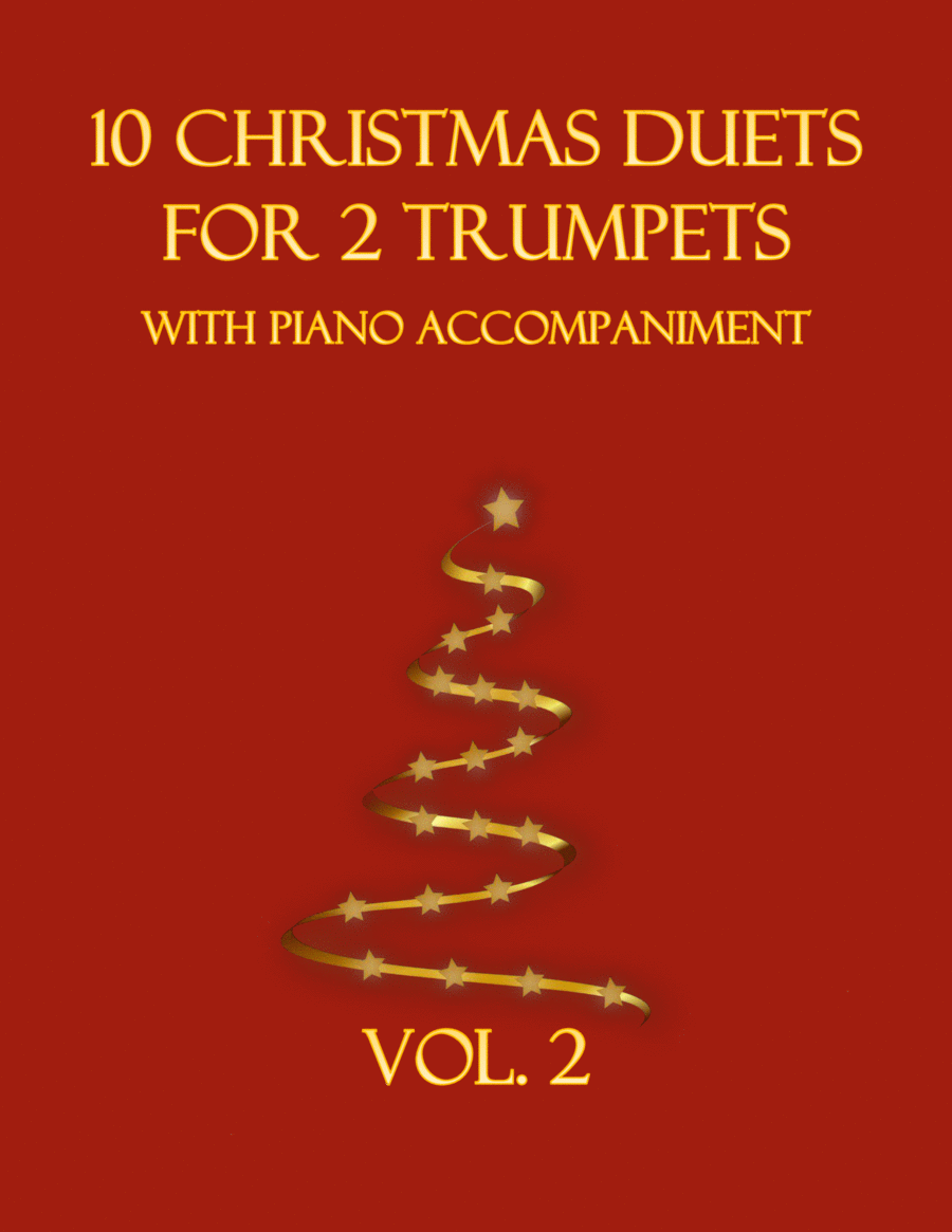 10 Christmas Duets for 2 Trumpets with Piano Accompaniment Vol. 2 image number null