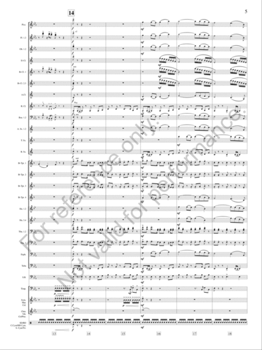 Joyance Concert Band scores gallery preview page 6