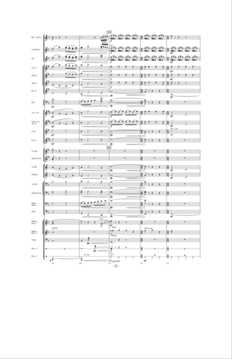High Country Celebration Concert Band scores gallery preview page 21
