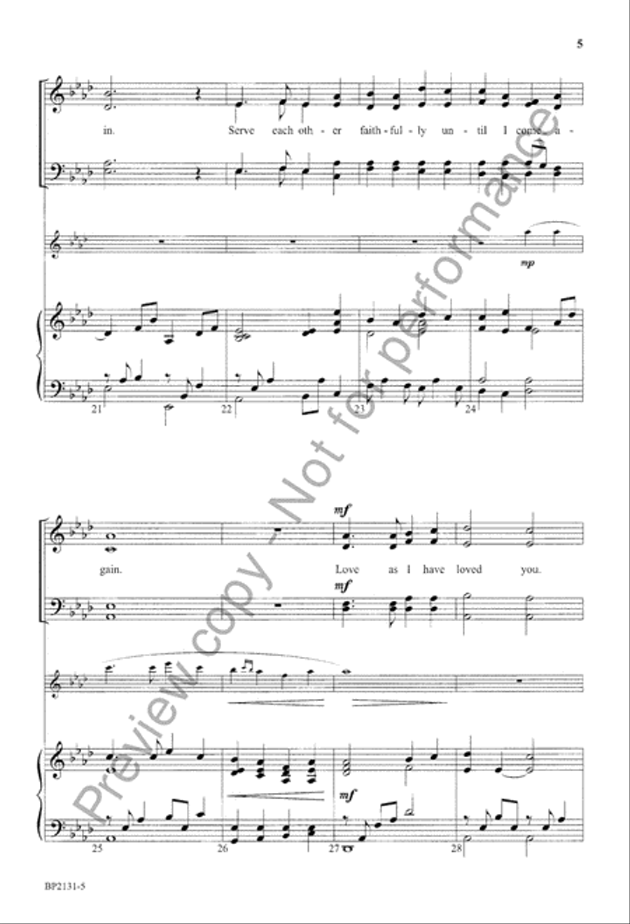 Be My Church Be My Church 4-Part scores gallery preview page 6