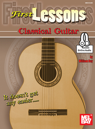 Book cover for First Lessons Classical Guitar