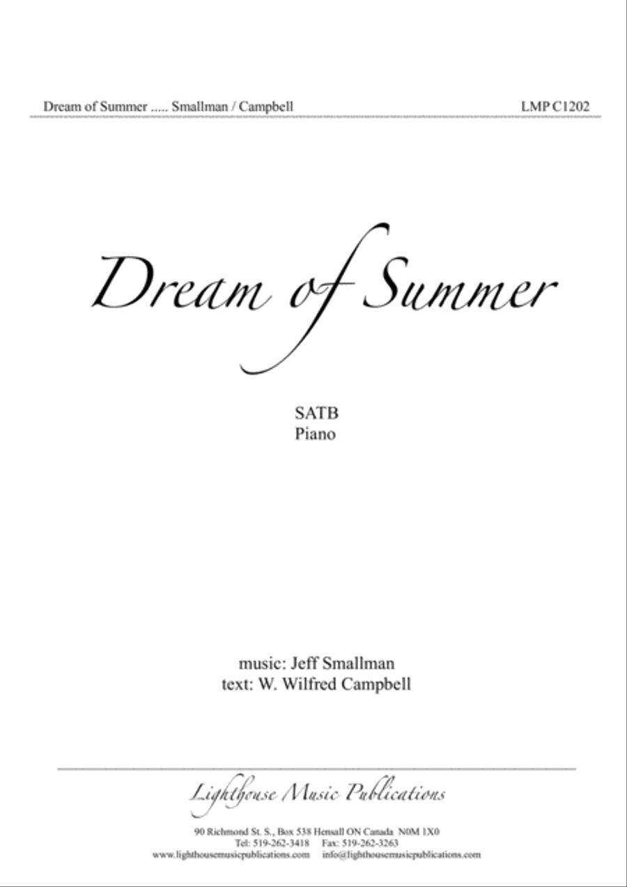 Dream of Summer 4-Part scores gallery preview page 2