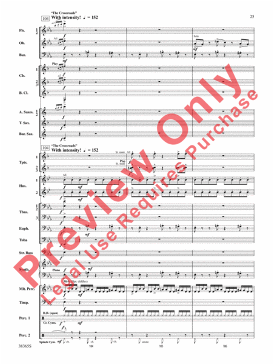 Crossroads to the Future Crossroads to the Future Concert Band scores gallery preview page 26