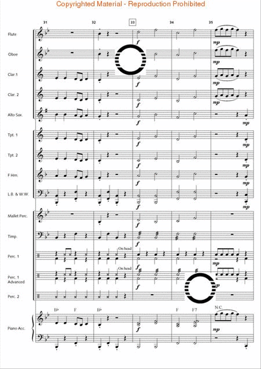 Penguin Promenade Concert Band scores gallery preview page 8