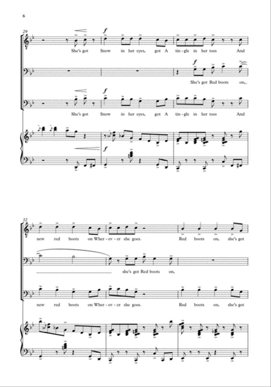 Red Boots On 3-Part scores gallery preview page 6