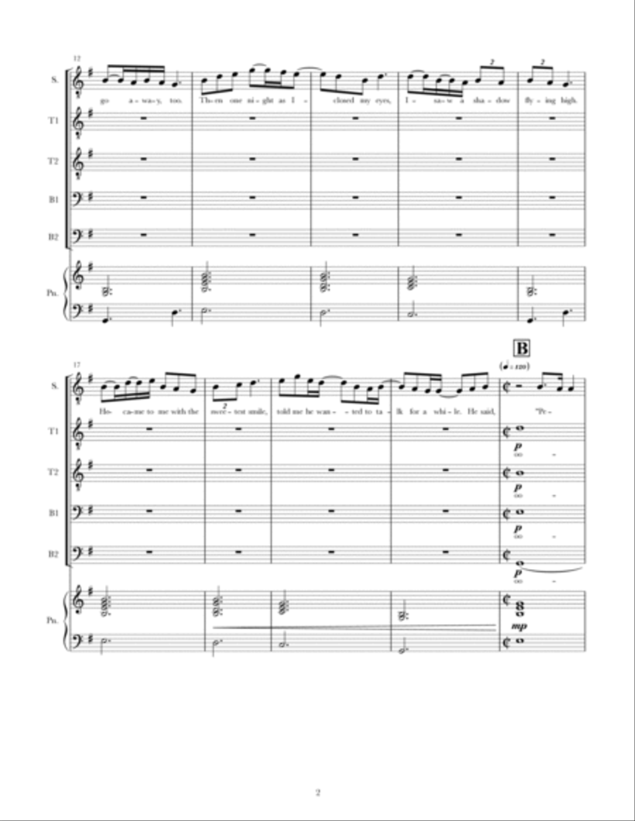 Lost Boy TTBB scores gallery preview page 2