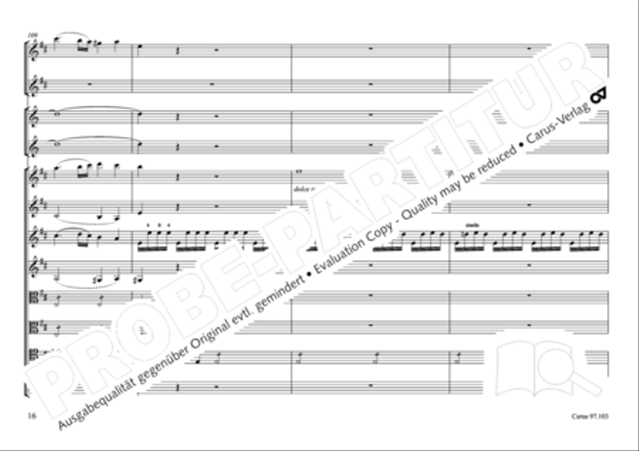 Concertone in D major Horn scores gallery preview page 17