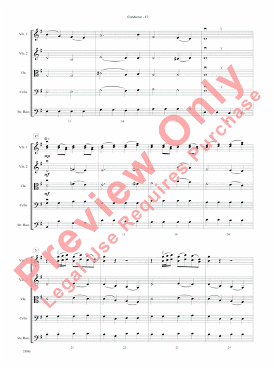 Classics for Contest Classics for Contest String Orchestra scores gallery preview page 18