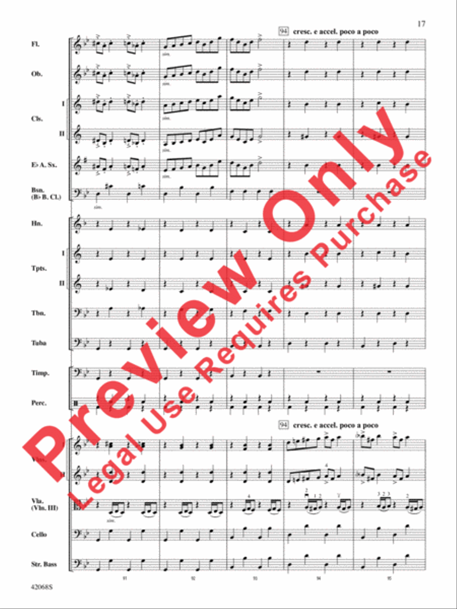 Peer Gynt Suite Selections Full Orchestra scores gallery preview page 18