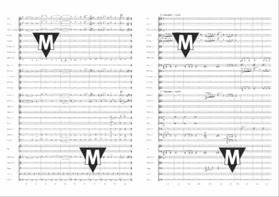 Romanian Dances II - Suite Concert Band scores gallery preview page 21
