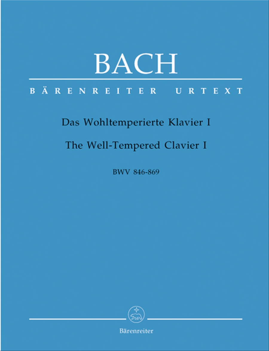 Book cover for The Well-Tempered Clavier I BWV 846-869