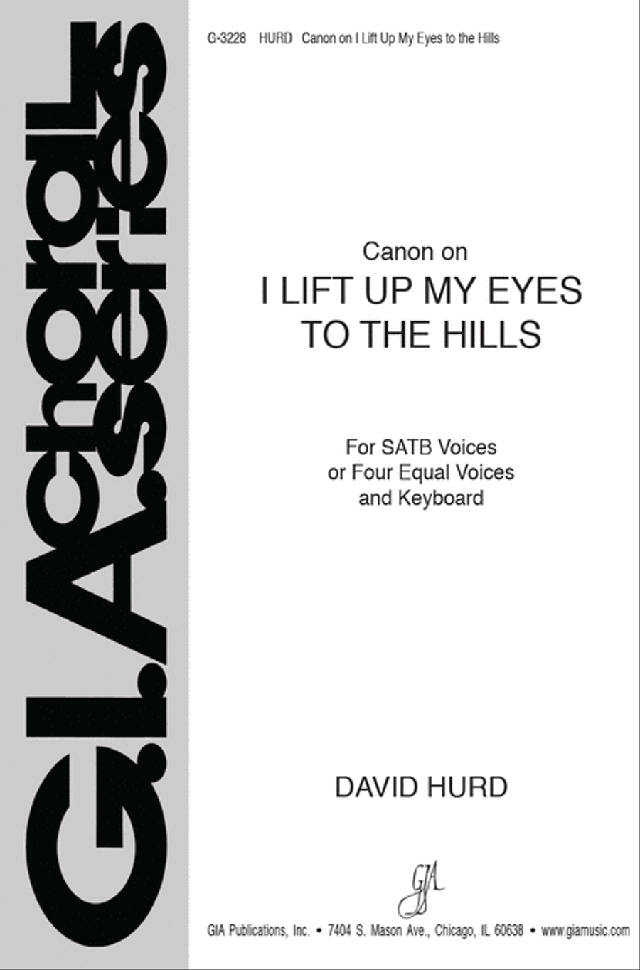 Canon on I Lift Up My Eyes to the Hills 4-Part scores gallery preview page 1