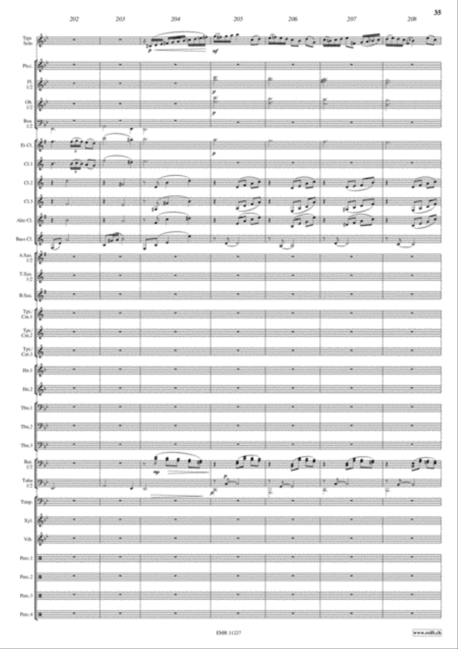 Voyages Voyages Concert Band scores gallery preview page 35